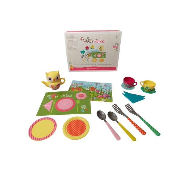 American Girl Wellie Wishers Colorful Tea Party Set - Picture 3 of 4